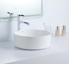 Cuba Deend de Cerâmica Rialzato Bianco P Banheiro 37x37x13cm Cuba Deend de Cerâmica Rialzato Bianco P Banheiro 37x37x13cm