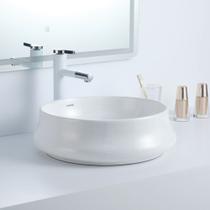 Cuba Deend De Cerâmica Rotonda OndinaLuce Banheiro 43x43x14cm Cuba Deend De Cerâmica Rotonda OndinaLuce Banheiro 43x43x14cm