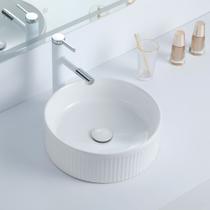 Cuba Deend De Cerâmica Rotondo RigaLuce Banheiro 37x37x13cm Cuba Deend De Cerâmica Rotondo RigaLuce Banheiro 37x37x13cm