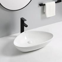 Cuba Deend De Cerâmica Triano Curvata P/ Banheiro 59x40x13cm Cuba Deend De Cerâmica Triano Curvata P/ Banheiro 59x40x13cm