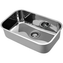 Cuba Docol Invicta 56x34x18 CS2 Inox Polido Com Válvula Embutir - 01699404 Cuba Docol Invicta 56x34x18 CS2 Inox Polido Com Válvula Embutir - 01699404