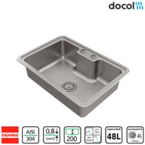 Cuba DocolMassima 64x44cm Inox Escovado Sob/Emb