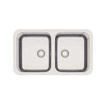 Cuba Dora Duo 2C 34 BL em Aço Inox com Acabamento Acetinado Tramontina Cuba Dora Duo 2C 34 BL em Aço Inox com Acabamento Acetinado Tramontina