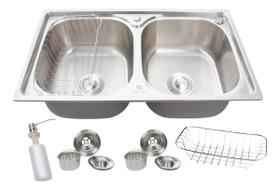 Cuba Dupla De Cozinha Gourmet Com Acessórios 78x43cm