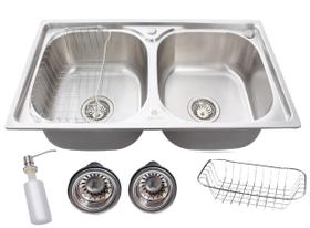 Cuba Dupla De Cozinha Gourmet Com Acessórios 78x43cm