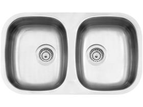 Cuba Dupla de Embutir para Cozinha Tramontina - Inox Retangular 76,8x44,6cm Prime Isis Cuba Dupla de Embutir para Cozinha Tramontina - Inox Retangular 76,8x44,6cm Prime Isis
