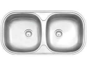 Cuba Dupla de Sobrepor para Cozinha Tramontina - Inox Retangular 78x39,8cm Prime 94032107