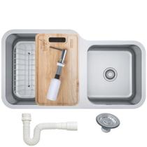 Cuba Dupla Embutir Bell Franke 84,5x46,5 c/ Acessórios 15313