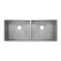 Cuba Dupla Mekal Linha Retta LR-50/50 102x40 Aço Escovado Cuba Dupla Mekal Linha Retta LR-50/50 102x40 Aço Escovado