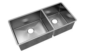 Cuba Dupla para Cozinha Escovada LR-50/34 - Mekal Cuba Dupla para Cozinha Escovada LR-50/34 - Mekal