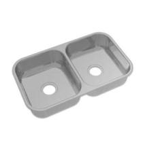 Cuba Dupla para Cozinha Extra 70X40cm Inox Escovado - Mekal Cuba Dupla para Cozinha Extra 70X40cm Inox Escovado - Mekal