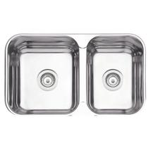 Cuba Dupla para Cozinha Retangular Plus Inox com Válula Polido - Tramontina