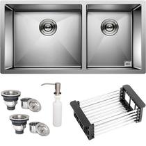 Cuba Dupla Quadrada Inox 304 Gourmet 9040 Assimétrica com Acessórios- EC049