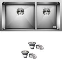 Cuba Dupla Quadrada Inox 304 Gourmet 9040 Assimétrica