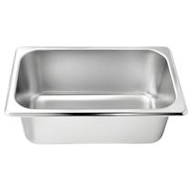 Cuba em Aço Inox Gastronômica 1/4 Para Servir Buffets Rechauds Self Service Restaurantes - Ke Home