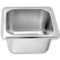 Cuba em Aço Inox Gastronômica 1/6 Para Servir Buffets Rechauds Self Service Restaurantes - Ke Home