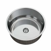 Cuba Em Aço Inox Redonda 37 Cm Sem Válvula Premium Ghelplus