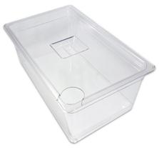 CUBA Em Policarbonato 1/1X200 mm 24 Litros Com TAMPA Com Abertura Para SOUS VIDE ANOVA NANO