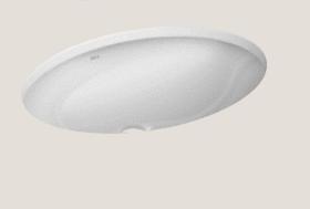 Cuba embutir oval branca 38x30,5 cm Cuba embutir oval branca 38x30,5 cm