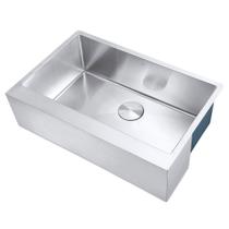 Cuba Farmhouse Flat Aço Inox 1mm Escovado Sa105-pf 75,49,8x22,8 Cm Aço Escovado Cuba Farmhouse Flat Aço Inox 1mm Escovado Sa105-pf 75,49,8x22,8 Cm Aço Escovado
