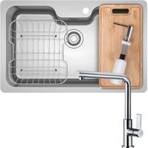 Cuba Franke Bell Inox Embutir 81x51x20 Misturador Torneira