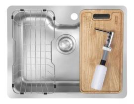 Cuba franke de embutir bcx bell 110-55 tl 54,5x41,5cm c/ acessórios 16098