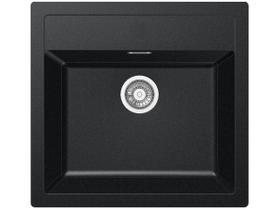 CUBA FRANKE DE SOBREPOR SIRIUS SID 610 CARBON BLACK TECTONITE 59x62CM 16783