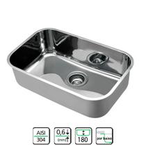 Cuba Franke Docol Invicta 56x34cm Inox Alto Brilho