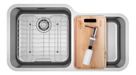 CUBA FRANKE DUPLA DE EMBUTIR BELL BCX 120-42-35 84,5x46,5CM C/ACESSÓRIOS 15313