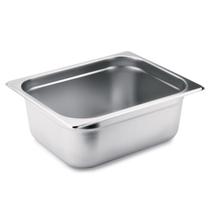 Cuba Gastronômica 1/2 Profundidade 100 mm Hércules em Aço Inox 6 Litros sem Alça Cuba Gastronômica 1/2 Profundidade 100 mm Hércules em Aço Inox 6 Litros sem Alça