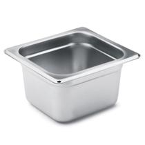 Cuba Gastronômica 1/6 Profundidade 100 mm Hércules em Aço Inox 1,5 Litros sem Alça Cuba Gastronômica 1/6 Profundidade 100 mm Hércules em Aço Inox 1,5 Litros sem Alça