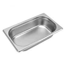 Cuba Gastronômica Aço Inox Gn 1/4 100mm Alta Qualidade 3,8L