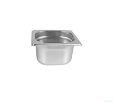 Cuba Gastronômica Aço Inox GN 1/6x100mm (176x162mm) - Brasinox
