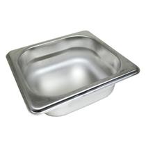 Cuba Gastronômica Aço Inox GN 1/6x65mm (176x162mm) - Brasinox Cuba Gastronômica Aço Inox GN 1/6x65mm (176x162mm) - Brasinox