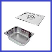 Cuba Gastronomica Com Tampa Gn Buffet Inox 1/2 100mm Cuba Gastronomica Com Tampa Gn Buffet Inox 1/2 100mm