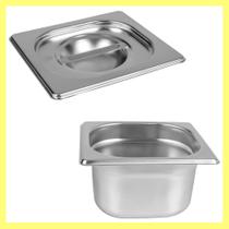 Cuba Gastronomica Com Tampa Gn Buffet Inox 1/6 100mm