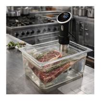 CUBA Gastronômica Em POLICARBONATO 1/2x200 mm 12 Litros COM TAMPA 1/2 Em POLI Com ABERTURA Para Sous Vide ANOVA Entre Outros CAMBRO