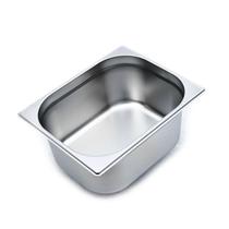Cuba Gastronômica GN 1/2 150mm Vaccarin - Aço Inox e Modelo Europeu