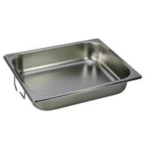 Cuba Gastronômica GN 1/2 65mm com Alça Aço Inox - Vaccarin Cuba Gastronômica GN 1/2 65mm com Alça Aço Inox - Vaccarin