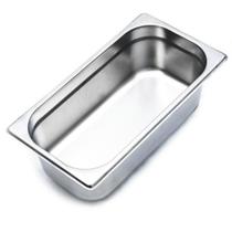 Cuba Gastronômica GN 1/3 100mm Vaccarin - Aço Inox e Modelo Europeu Cuba Gastronômica GN 1/3 100mm Vaccarin - Aço Inox e Modelo Europeu