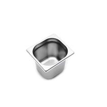 Cuba Gastronômica GN 1/6 150mm Vaccarin - Aço Inox e Modelo Europeu