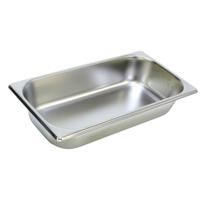 Cuba Gastronomica Inox 1/ 3 32,5x17,5x6,5cm Buffet Restaurante Comida Ke Home 3245-6