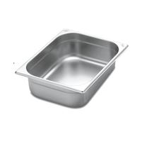 Cuba Gastronomica Inox GN 1/2 x 100mm com tampa Brasinox Cuba Gastronomica Inox GN 1/2 x 100mm com tampa Brasinox