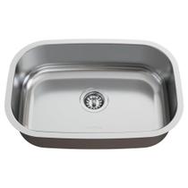 Cuba Ghel Plus N1 Brilho Plus Retangular 460x300x140mm - F 3.1/2 Aço Inox 430 com Válvula Cuba Ghel Plus N1 Brilho Plus Retangular 460x300x140mm - F 3.1/2 Aço Inox 430 com Válvula