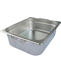 CUBA GN GASTRONÔMICA INOX 1/2 100MM COM ALÇA 26,5x10x32,5CM 7L CUBA GN GASTRONÔMICA INOX 1/2 100MM COM ALÇA 26,5x10x32,5CM 7L