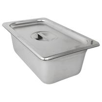 Cuba Gn Inox Gastronômica 1/4 X 100 Rechaud Buffet Com Tampa Cuba Gn Inox Gastronômica 1/4 X 100 Rechaud Buffet Com Tampa
