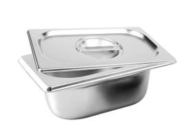 Cuba Gn Inox Gastronômica 1/9 X 65 Com Tampa Rechaud Buffet Cuba Gn Inox Gastronômica 1/9 X 65 Com Tampa Rechaud Buffet