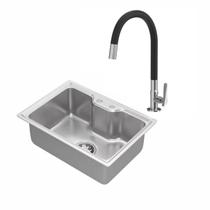 Cuba Gourmet 50x40 Com Torneira Flexivel De Bancada Cuba Gourmet 50x40 Com Torneira Flexivel De Bancada