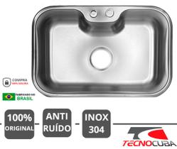 Cuba gourmet 56x35x18 (INOX 304) - ESCOVADA - TECNOCUBA