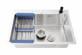 Cuba Gourmet 60x45cm Aço Inox 304 C/Acessórios Completa Pia Cozinha Cuba Gourmet 60x45cm Aço Inox 304 C/Acessórios Completa Pia Cozinha